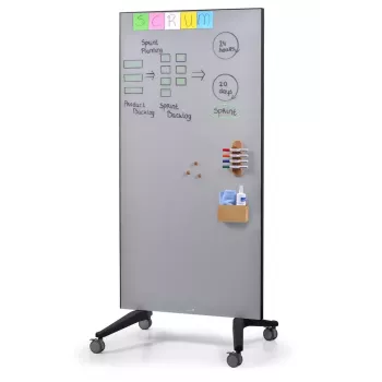Soporte magnético de madera para accesorios para pizarras de vidrio Legamaster 7-122725