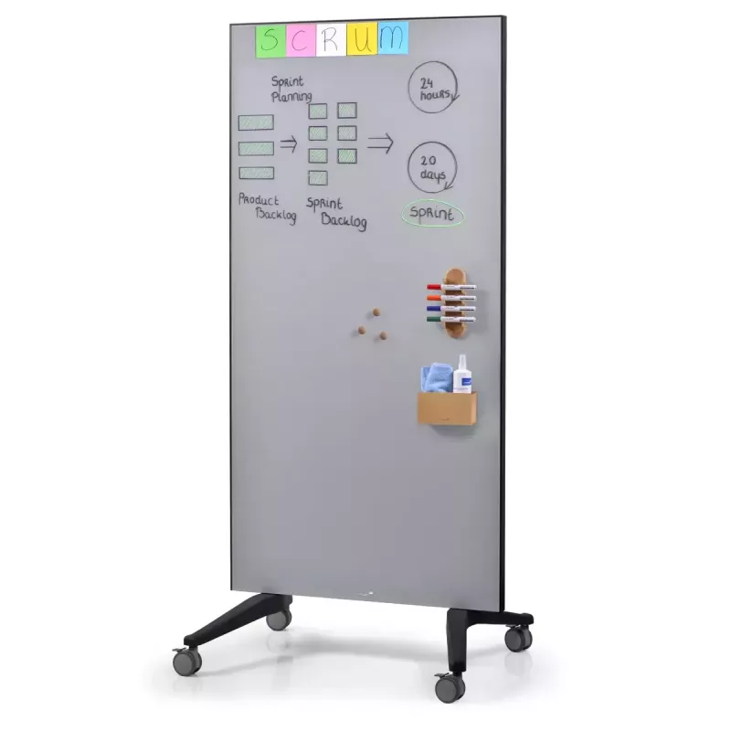 Soporte magnético de madera para accesorios para pizarras de vidrio Legamaster 7-122725