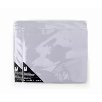 Alfombrilla Gembird MP-PRINT-S alfombrilla gaming, blanca, base de goma, superficie de tela
