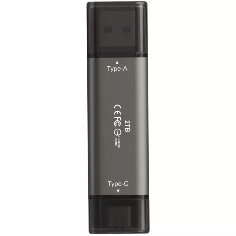Memoria USB Team Group X2 MAX 2 TB U3.2 negra — 1000/900 MB/s