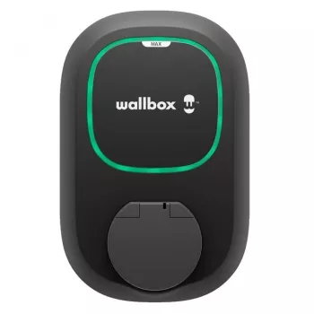 Wallbox Pulsar MAX Socket 22 kW Wi‑Fi Bluetooth — Estación de carga para vehículos eléctricos, versión con toma de corriente