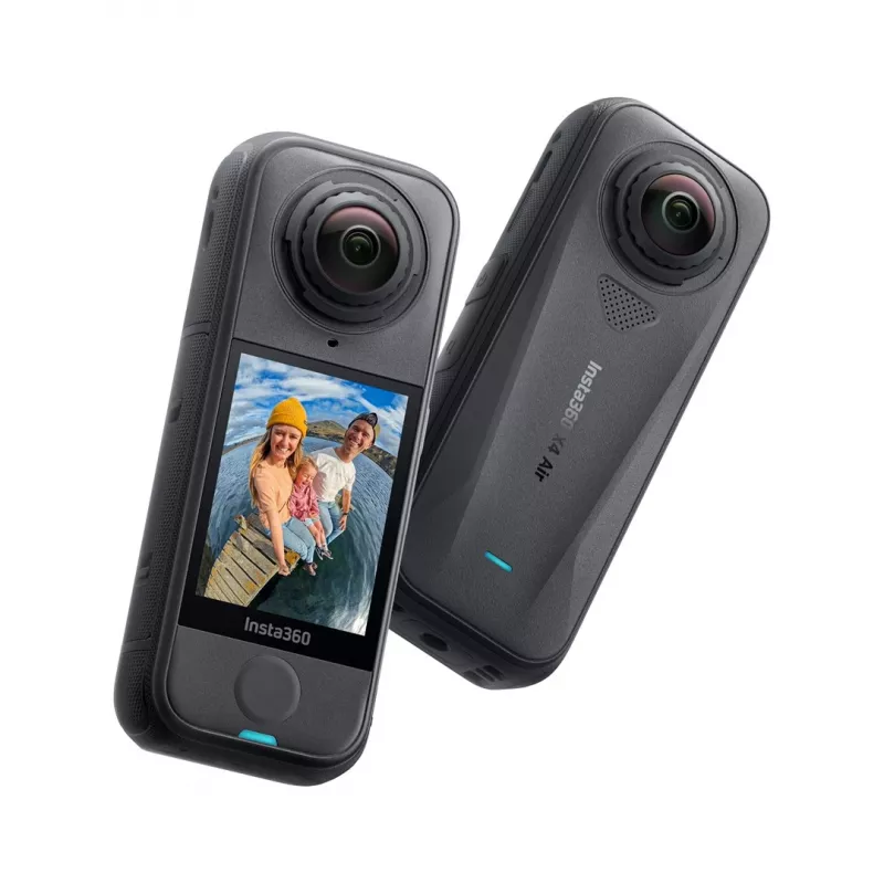 Cámara de acción Insta360 X4AIR — 8K Ultra HD, 120 fps, 29 MP, sumergible hasta 15 m, 2010 mAh, 165 g