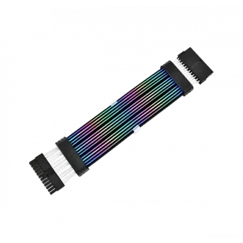 Cable de extensión de alimentación Thermaltake Tt Mod 24-pin ARGB, negro