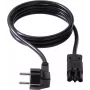 Cable de conexión de aparatos BACHMANN conector schuko/embrague de aparato GST18-3, negro, 7 m (375.1292)