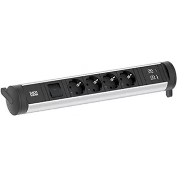BACHMANN CYCLE Base 4xCEE7/3 1x interruptor 1xUSB A/C 22W 0,2m GST18