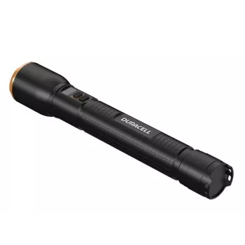 Linterna Duracell DF4000R negra – linterna de mano recargable, diseño compacto
