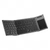 Teclado Inateck KB06101_STEEL GRAY Home RF Wireless + Bluetooth QWERTZ inglés negro
