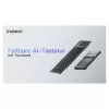 Teclado Inateck KB06101_STEEL GRAY Home RF Wireless + Bluetooth QWERTZ inglés negro
