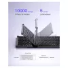 Teclado Inateck KB06101_STEEL GRAY Home RF Wireless + Bluetooth QWERTZ inglés negro