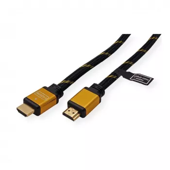 Cable HDMI High Speed ROLINE Gold, ST-ST 1,0m (11.04.5561)