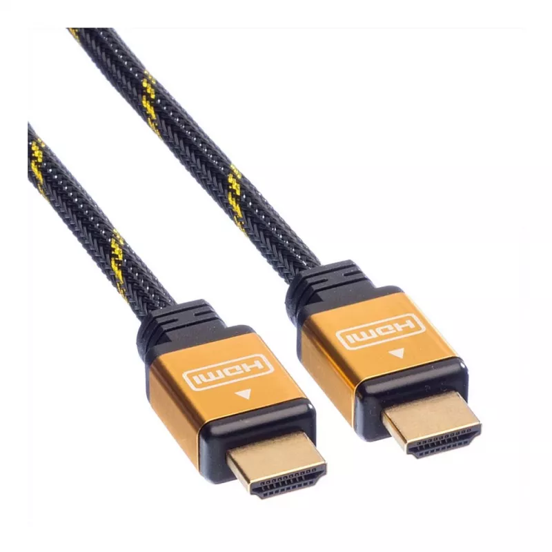 Cable HDMI High Speed ROLINE Gold, ST-ST 1,0m (11.04.5561)