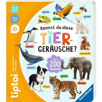 tiptoi ¿Conoces estos sonidos de animales?, libro educativo
