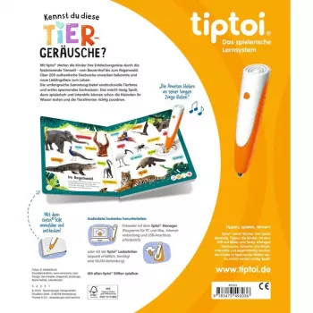 tiptoi ¿Conoces estos sonidos de animales?, libro educativo