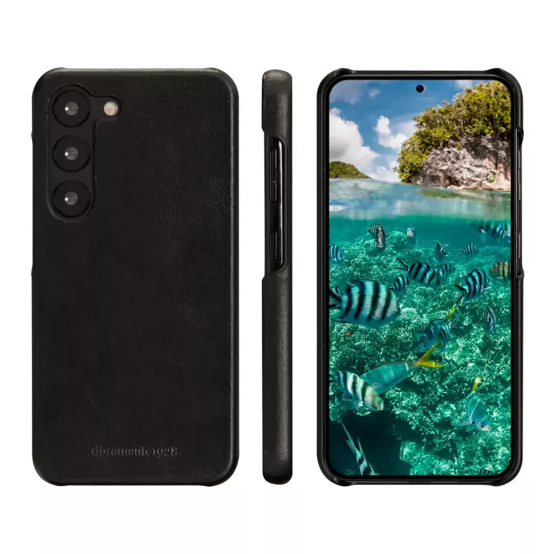 Funda tipo folio dbramante1928 Galaxy S23 negra 3 compartimentos para tarjetas