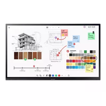 Pantalla plana interactiva Sharp PN-LA862 86