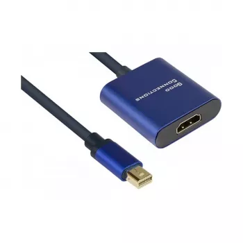 Adaptador de cable de vídeo Alcasa MDP-HDMI2 0,2 m Mini DisplayPort HDMI negro azul
