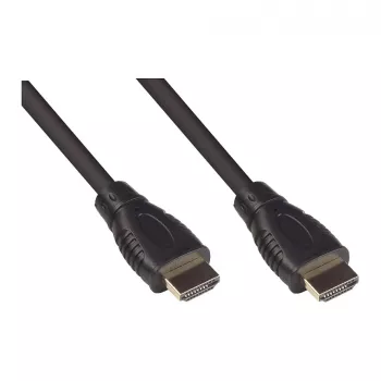Cable de conexión Good Connections HDMI 2.0b 4K UHD a 60 Hz 18 Gbit/s contactos dorados negro 1 - Digital/Visualización/Vídeo