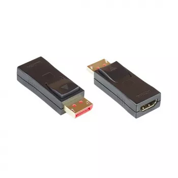 Adaptador de interfaz/género de cable Alcasa HDMI-DP14G DisplayPort negro (HDMI-DP14G)