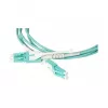 Cable de parcheo de fibra óptica dúplex OM3 (multimodo, 50/125) LC/LC, UNIBOOT, LSZH, polaridad reversible, lengüeta de desbloqueo, 2 m, Good Connections® (LW-U802LC3)