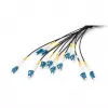 Cable breakout de fibra óptica universal premontado Digitus, monomodo OS2, 12 fibras, LC/UPC - LC/UPC