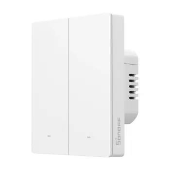 Interruptor de pared táctil inteligente Zigbee Sonoff ZBM5-2C-80W (2 canales)