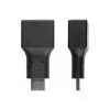 Adaptador USB USB C a USB A Alcasa USB-AD201 Negro