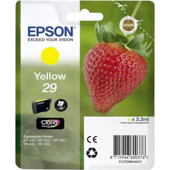 Epson 29 - 3,2 ml - amarillo - original - blíster con RF / señal de alarma acústica