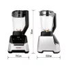 Batidora de mesa GASTROBACK Mix & Soup (2000 W, 2 L, recipiente de Tritan, cuchillas de titanio, control táctil, negro/acero inoxidable)
