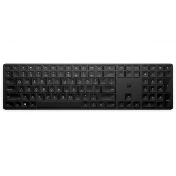 Teclado inalámbrico programable de tamaño completo HP 450 – RF inalámbrico + USB, negro