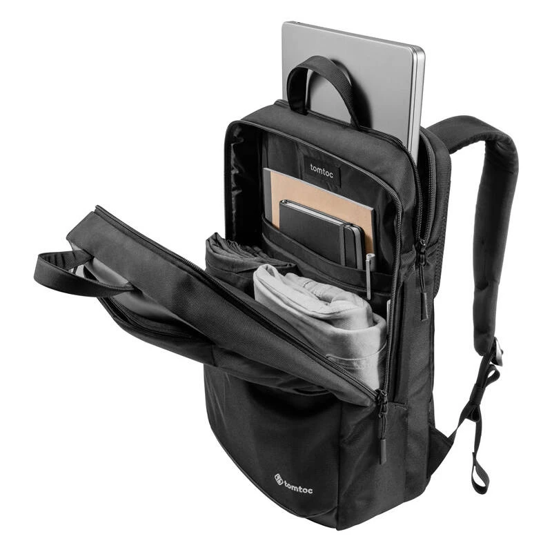 Mochila Tomtoc Explorer-T71 24L – mochila de viaje para portátil (negra)