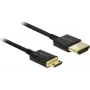 Cable HDMI DeLOCK 85118 0,25 m HDMI Type-A a Type-C negro