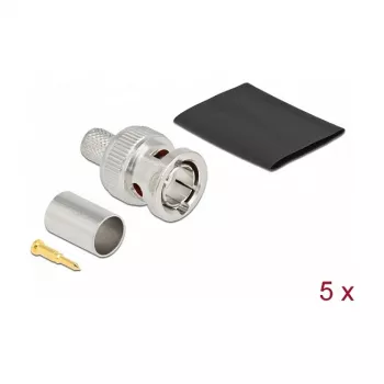Conector macho BNC para crimpar RG6 DeLOCK 90026