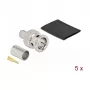 Conector macho BNC para crimpar RG6 DeLOCK 90026