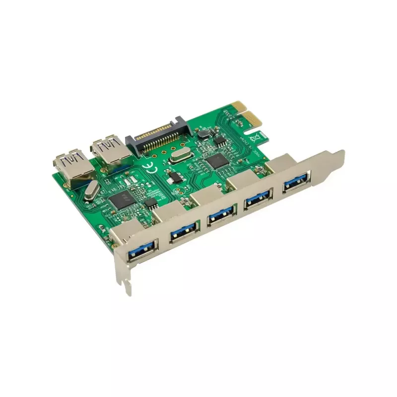 MicroConnect MC-USB3.0-ST610 tarjeta PCIe USB 3.0 de 7 puertos