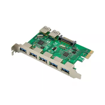 MicroConnect MC-USB3.0-ST610 tarjeta PCIe USB 3.0 de 7 puertos