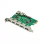 Tarjeta PCIe USB 3.0 de 7 puertos MicroConnect MC-USB3.0-ST610