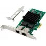 Tarjeta de red MicroConnect I350-T2 PCIe x1 Dual Port 1GbE