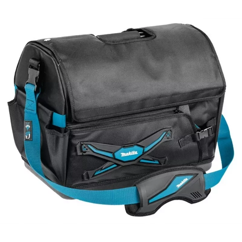 Maletín de herramientas Makita E-05446 negro, azul plástico, poliéster, acero