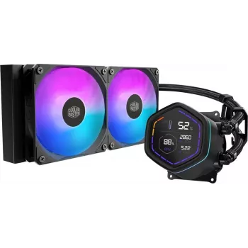 Refrigeración líquida Cooler Master WAK MasterLiquid Core Nex Digital 240 ARGB - zócalo AMD AM5 (Ryzen Zen4) - zócalo Intel