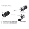 Conector macho de cable S1 Power 2 polos negro Alcasa IC01-20P201