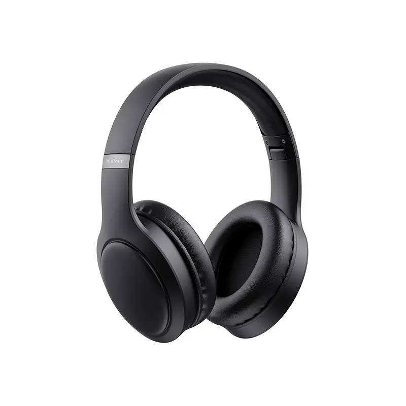 Auriculares HAVIT HVBT-H630BT inalámbricos Bluetooth con diadema, 20–20000 Hz, circumaurales, USB-C, negro