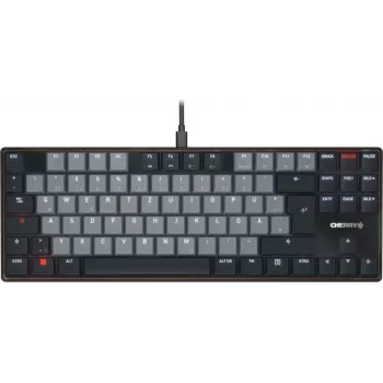 Teclado mecánico Cherry KC 500 MX LP TKL — interruptores MX Low-Profile, tenkeyless, distribución US, ivory