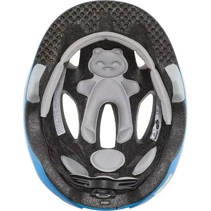 Casco de protección UVEX oyo style azul, verde - construcción de carcasa dura, casco de bicicleta para niños