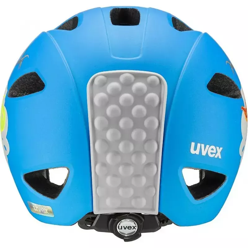 Casco de protección UVEX oyo style azul, verde - construcción de carcasa dura, casco de bicicleta para niños
