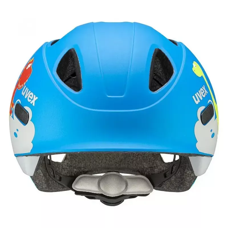 Casco de protección UVEX oyo style azul, verde - construcción de carcasa dura, casco de bicicleta para niños