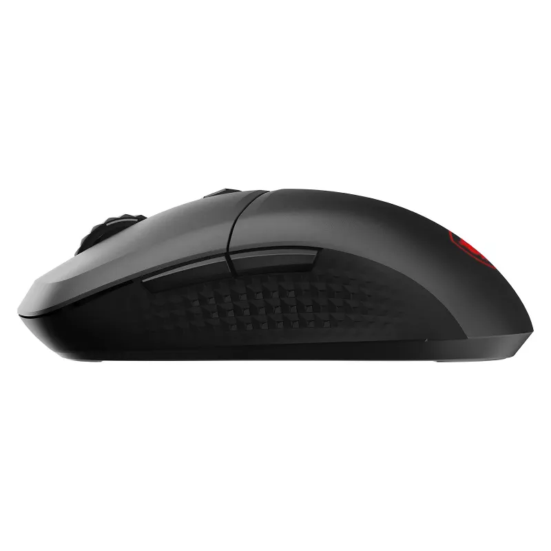 Ratón gaming MSI VERSA 300 WIRELESS 8K, ambidiestro, óptico, 2600 DPI, 6 botones, negro