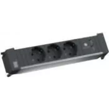 BACHMANN POWER FRAME Medium 3x enchufe schuko 1x cargador USB