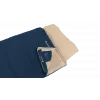 Saco de dormir Outwell Contour Lux 190 cm, sintético, cremallera izquierda, azul profundo