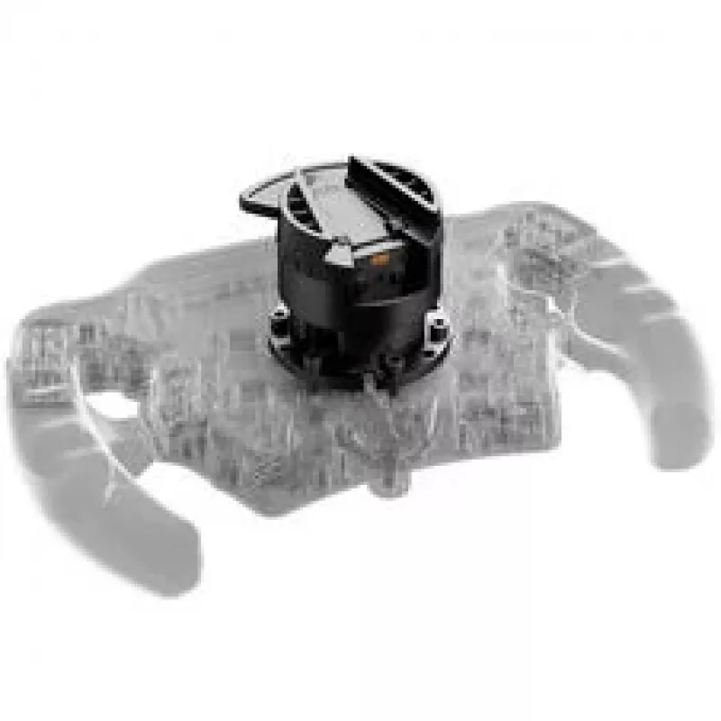 Adaptador QR universal Asetek SimSports USB-A con distancia entre orificios de 70 mm y 50,8 mm – negro