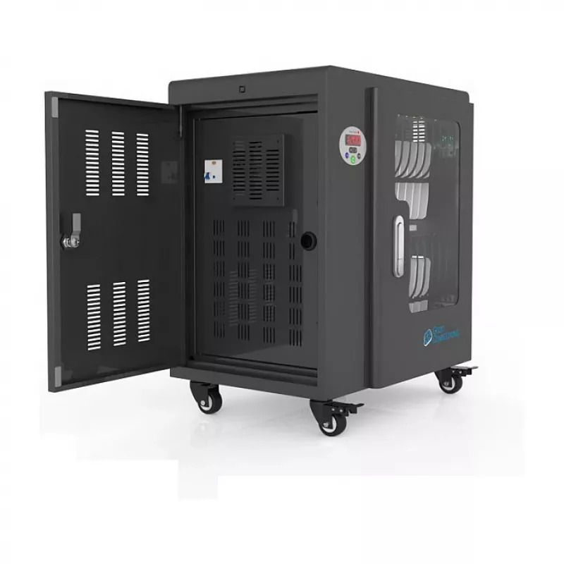 Carro de carga para tablets GoodConnections ANTARES T20 desinfección UVC Negro
